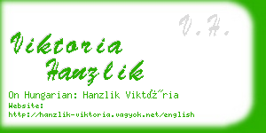 viktoria hanzlik business card